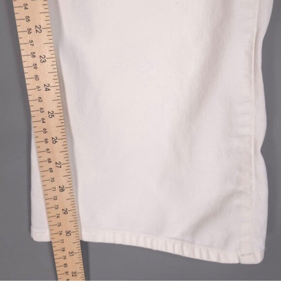 ESCADA SPORT Women ITALY🇮🇹MADE KATE Jeans BootCut Flare White Mid Rise Size 40 - Picture 7 of 15